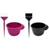 2pcs/set Professional Hair Dye Brush Bowl Set Plastic Hair Tint Tool  Salon
