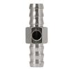 T Fitting Adapter 304 Stainless Steel Rubber High Performance For Fuel Pressure Gauge Or Sensor