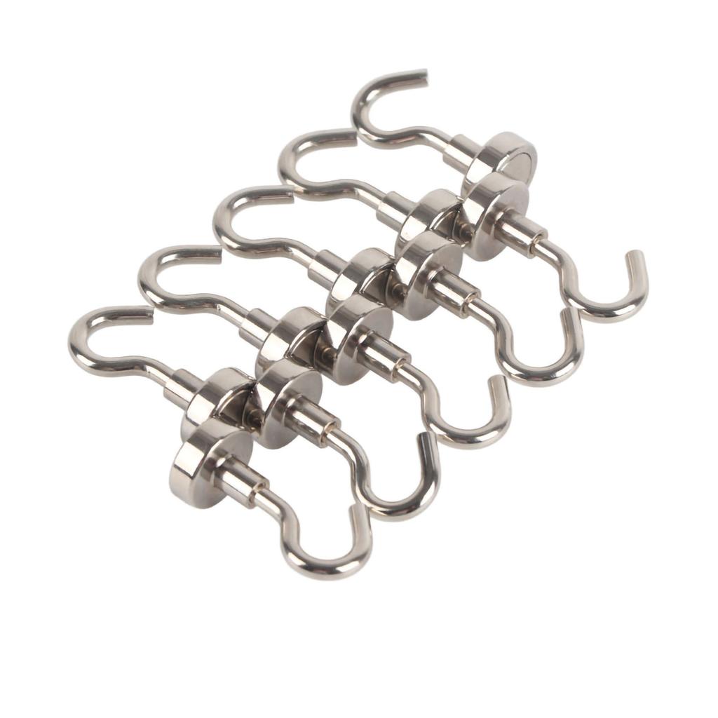 10Pcs/set Heavy Duty Hanging Hook Powerful Magnetic Hooks Indoors Organization Tools 16MM