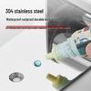 304 Stainless Steel Foldable U-Shaped Anti-Slip Safety Armrest for Elderly Toilet Assistance.