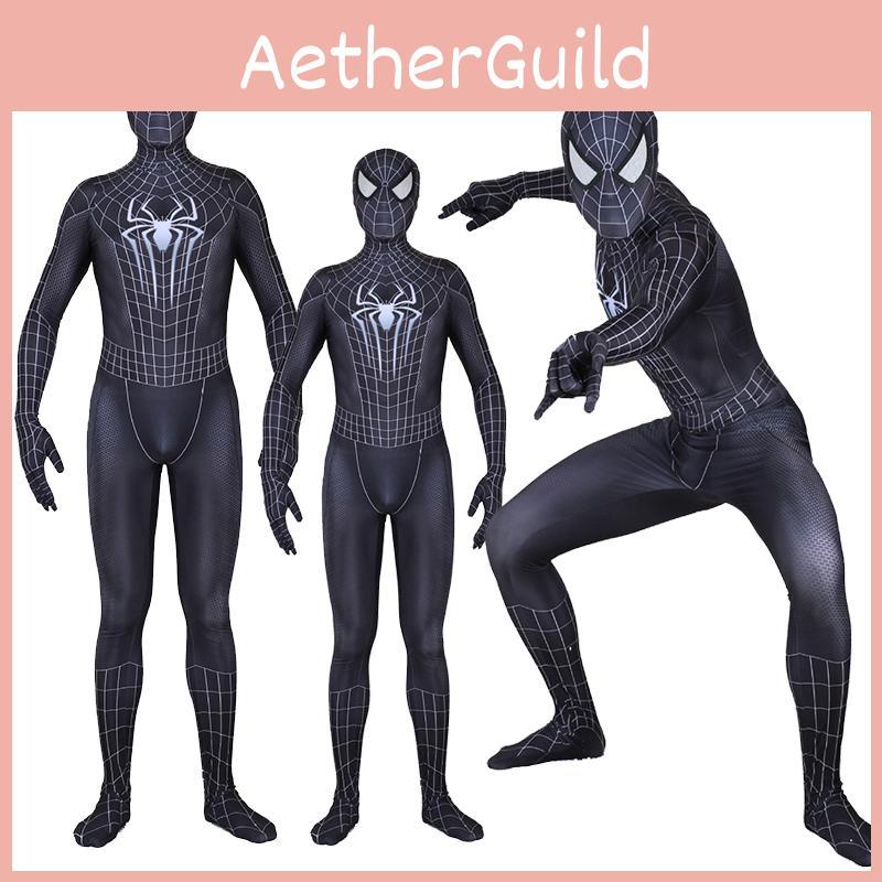 Niesamowity kostium cosplay Spidermana 2 Black Venom z wykwintnym wykonaniem