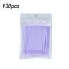 New 50/100pcs Eyelash Brushes Eyelash Extensions Spoolie Brush Eyebrow Comb Microbrush for Eyelashes HZS25