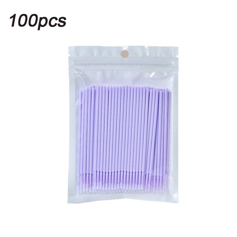 New 50/100pcs Eyelash Brushes Eyelash Extensions Spoolie Brush Eyebrow Comb Microbrush for Eyelashes HZS25