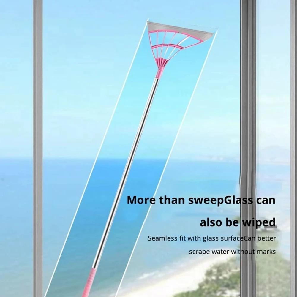 Silicone Scraper Broom Magic Wiper High Place Glass Wiper Floor Mop Household Splicing Cleaning Broom Bathroom Sweeping Water