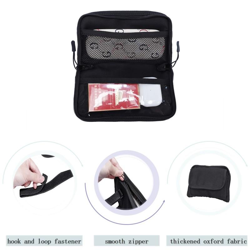 Roll Bar Storage Bag Glasses Holder for Jeep Wrangler JL JT JK TJ Sports Sahara Rubicon Unlimited 2007-2025 Interior Accessories