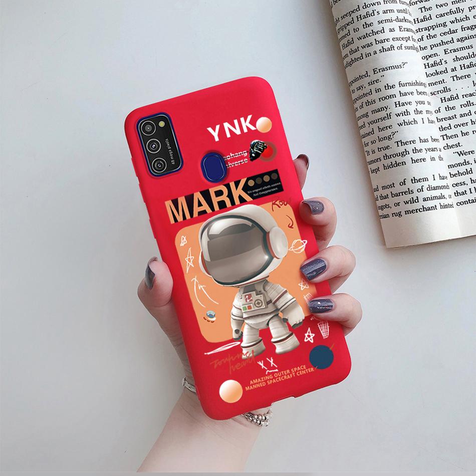 Cute Cartoon Case For Samsung Galaxy M51 M31 M21 M31S M21S M30S Case Candy Colorful Anime Painting TPU Silicone Cover Case Funda