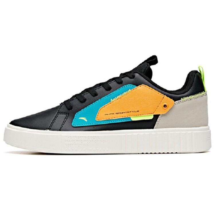 

New Anta Life Collection Coverage, Cushioning, Lightweight, Breathable Low top Skateboard Shoes Men s Black Green White 112018082-3 43