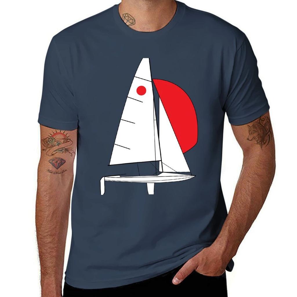 Fireball Sailboat Tshirt Dry Fit Athletic Short Sleeve Shirt Tshirt