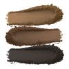 Boobeen Eyebrow Powder Powder Eyebrow Brow Definer Eyebrow Perfect Brows Brown Dark 3-Color Palette, Water-Resistant Makeup, Powder, Filler, (Coffee +