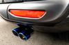 Mukashima Automotive Products GT Muffler Cutter, 2 Pieces, Double Oval, Flip-up Type, Compatible with
