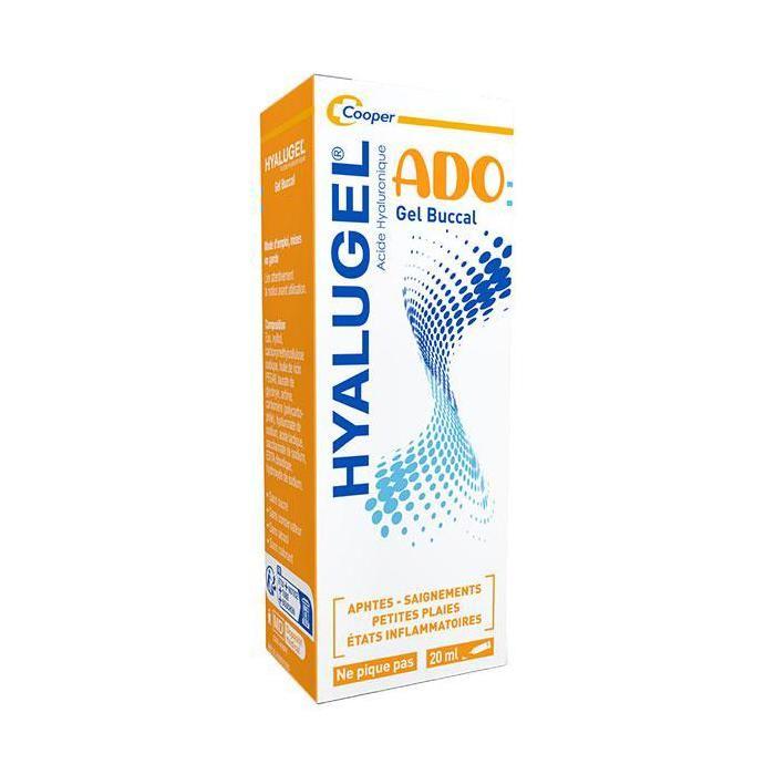 Gel Buccal - Hyalugel - Ado - 20ml - Sans Alcool - Goût Chewing-gum