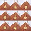 Vintage Trendy Christian Face Gold Plated Stainless Steel God Pendant Necklace Jesus Portrait Gift
