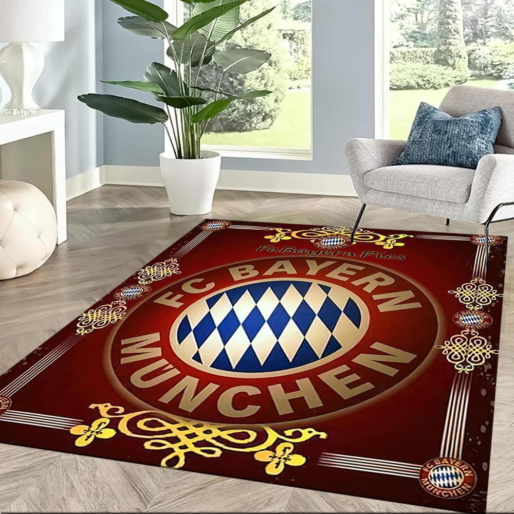 Bayern Munich Carpet Suitable for Foyer Living Rooms Playrooms Dormitory Antislip Carpet Decorate Offices Perfect Birthday/Christmas Gift Idea