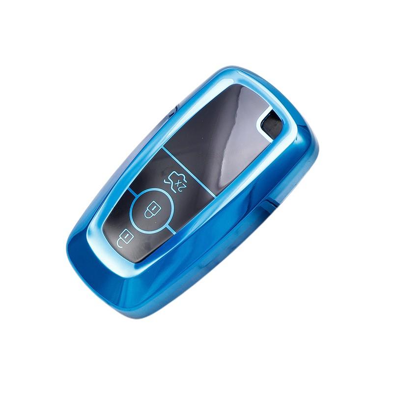 TPU Car Remote 3 Button Key Case Cover Shell for Ford Edge Fusion Mustang Explorer F150 F250 F350 Ecosport Protector Accessories