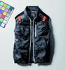 BURTLE Air Craft Vest (Unisex) Camouflage Black for Spring/Summer, AC2014, Size 38, XL