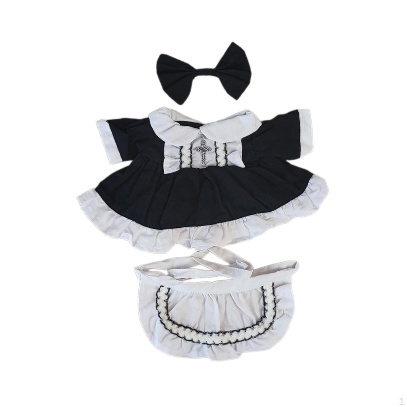 

Adorable Doll Clothing Sets for 196-inch Dolls чёрный