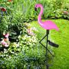 1pc Solar Power Lawn Light Flamingo Shape Outdoor Garden Waterproof Landscape Lamp Best Gift For Home Yard Garden Decoration