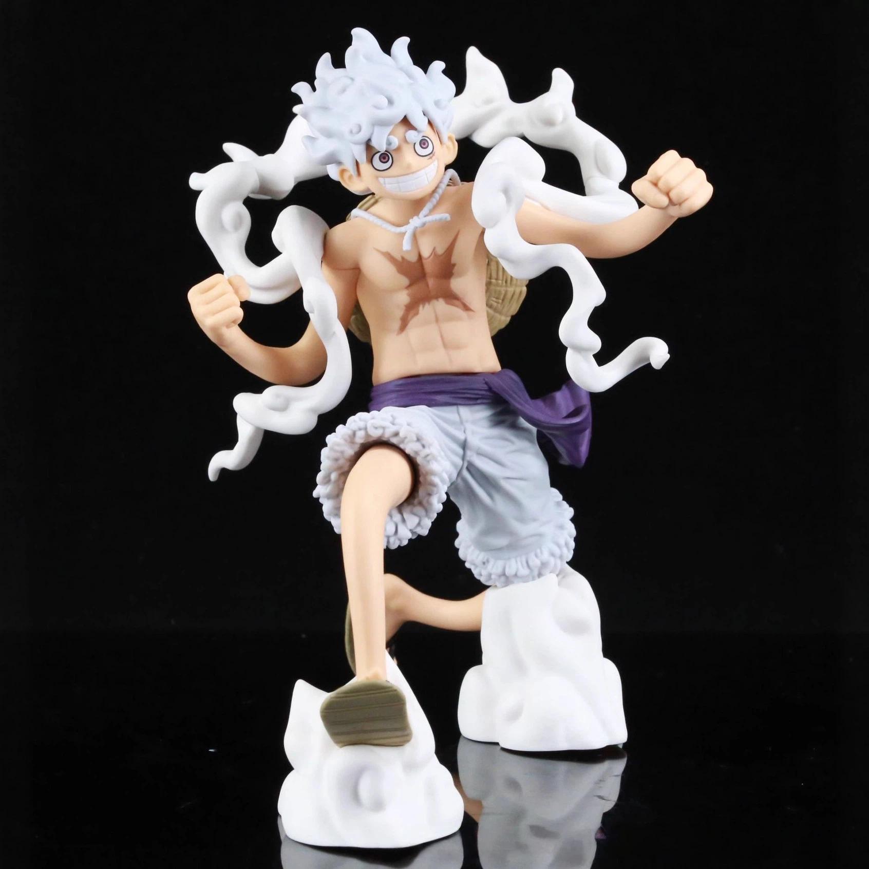 Fashnics Unisex One Piece Anime Figure 22Cm Grandista Monkey D. Luffy 5Th Figure High-Quality Cartoon Statue Ornaments Gift