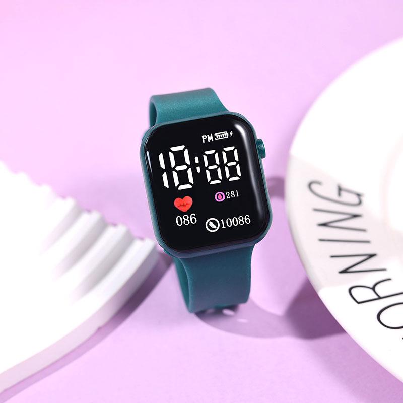 Compact Trendy Women's Tech Watch - Minimalist Design for Students and Parties