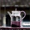 Chaxun Song Style Heat-Resistant Glass Teapot