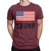 T-shirt da uomo Donald Trump Bandiera Americana Presidente Pazzo Puro Cotone Maglietta Manica Corta T-shirt Girocollo Abbigliamento Nuovo
