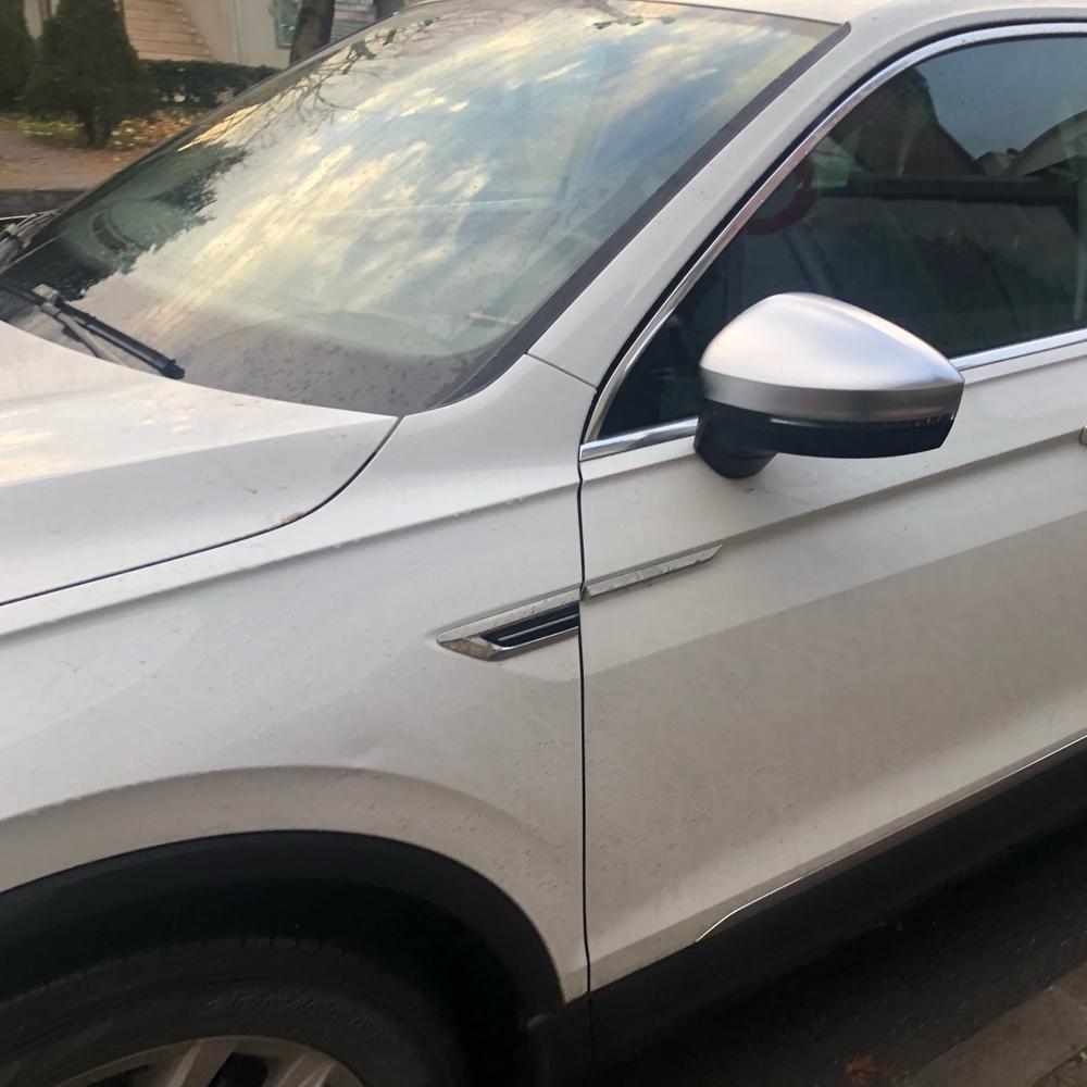 Rearview Side Wing Mirror Caps Cover For VW Tiguan Allspace L MK2 2017 2018 2019 2020 Replacement Matt Chrome