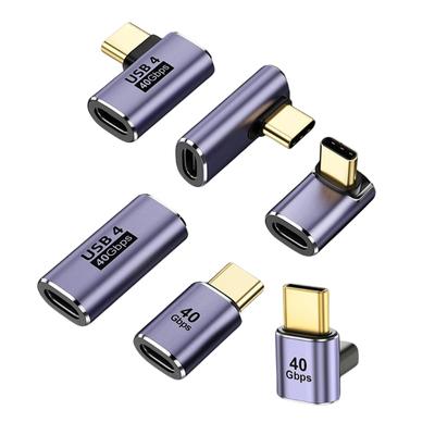 6'lı Paket USB4 Tip C Dönüştürücü Adaptörler USB C Dönüştürücü 100W Hızlı Şarj ve 40Gbps Veri Aktarım Hızını Destekler