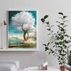 5D DIY Diamond Painting Big White Tree Cross Stitch Kit Mosaic Diamond Embroidery Rose Full Round/Square Drill Home Decoration