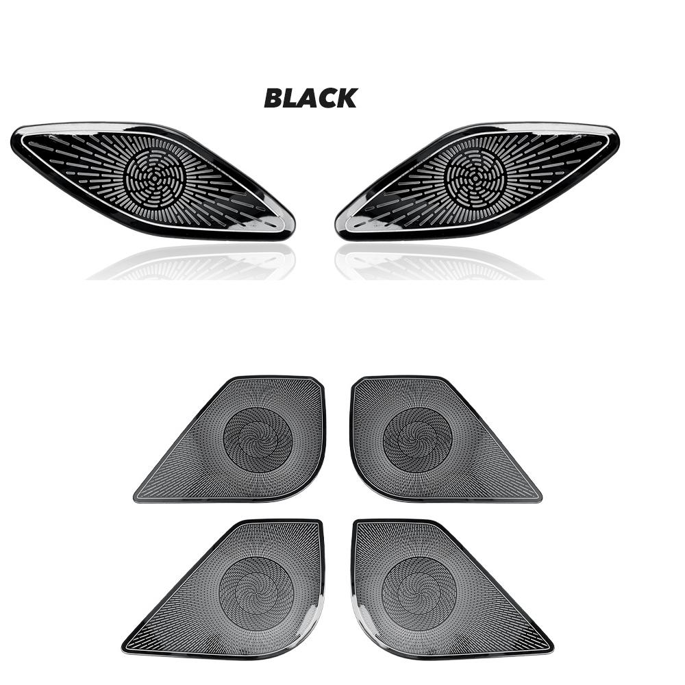For Kia K4 2024-2026 Stainless Steel Material A Pillar Speaker Cover/Door Horn Cover Trim Interior Decor Car Styling Accessories