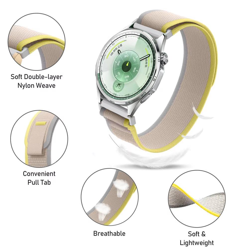 22mm 20mm Nylon Strap For Huawei Watch GT 6 Pro 46mm GT6/GT5/GT4 46mm for Samsung Galaxy Watch 7/6/5/4 4/6classic Soft Strap