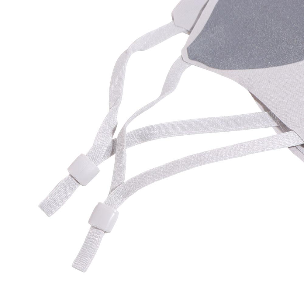 With Reflective Stripe Ice Silk Sunscreen Mask Solid Color Dustproof Cycling Face Cover Quick Drying Washable Face Veil Golf