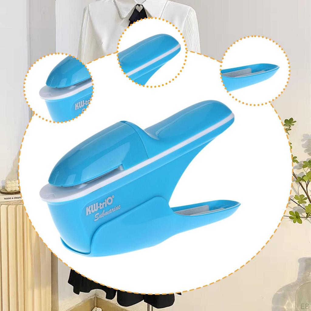 Holeless Compact Staple up to 8 Sheets Binding No s Paper Clinch for School Newspapers