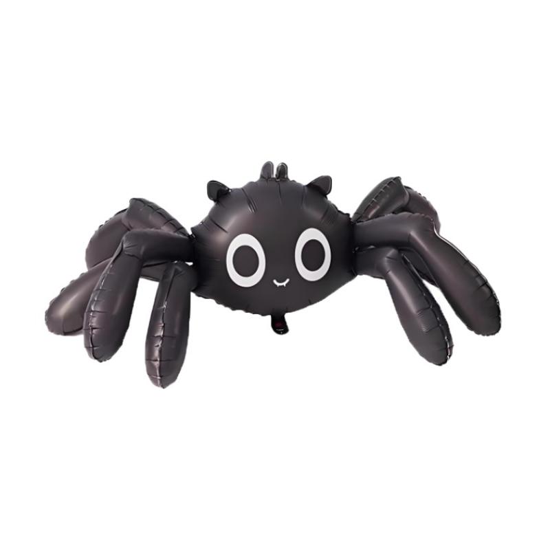 Halloween 3D Black Spider Balloon Ghost Festival Party Decorations Trick Toy Balloon Halloween Party Supplies Inflatable Ballon