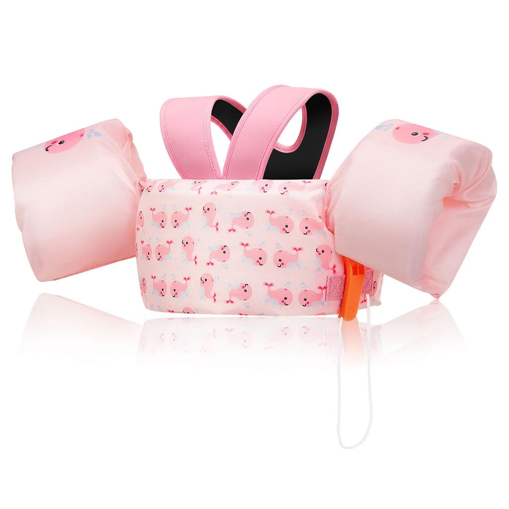 Kids Life Vest Children's Swimming Arm Float Whistle Child Lifejacket Swimsuit Foam Safety Swimming Pool Accessories for kayak