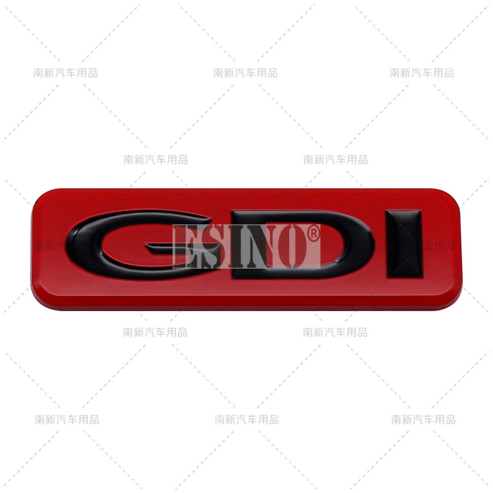 3D GDI TGDI Car Trunk Metal Zinc Alloy Adhesive Badge Emblem Rear Body Tailgate Badge for Sonata IX35 Tucson Elantra