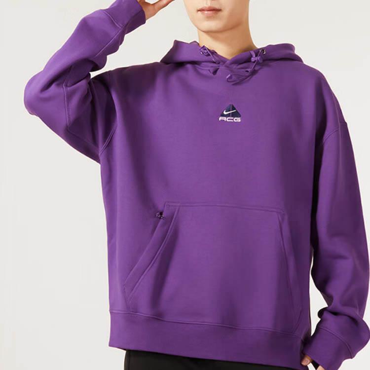 Nike ACG Fitness Training Hoodie Men Tops Purple DH3088-599