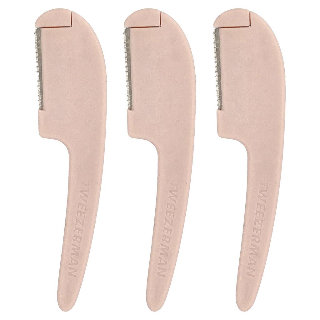 Tweezerman, Prep & Plain Facial Razor, 3-Pack
