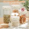 10Pcs Reusable Sourdough Starter Jar Covers Breathable Dust Cover Fabric Lids  Kitchen Storage
