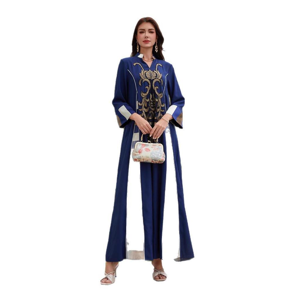 ZD107 Pasiasta abaja haftowana cekinami