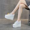 Fashion Women Skateboard Shoes White Sneakers Platform Sneakers Women Genuine Leather Women Chunky Shoes Spring Trainers Tenis Femme