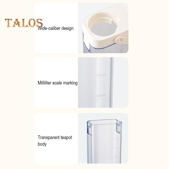 1L Džbán na ledový čaj Kávovar Cold Brew Bez BPA Nepropustná láhev na vodu s vestavěným filtrem Přenosný infuzní džbán do lednice, kanceláře, na kempování