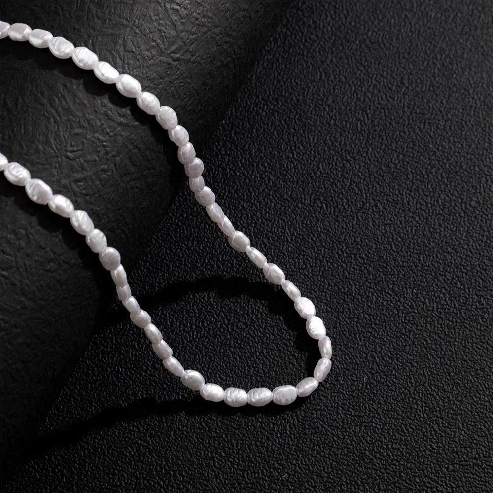 Imitation Pearl Beaded Short Necklace
