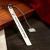 Strong Metal Page Marker Frosted Bookmark, Engraved Marker, Thin Book Mark Bookmark for Students Teachers, Graduation Christmas Gift Lovers
