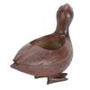 Duck Shaped Planter Resin Waterproof Decorative Animal Flower Pot for Yard Garden Terrace Balcony