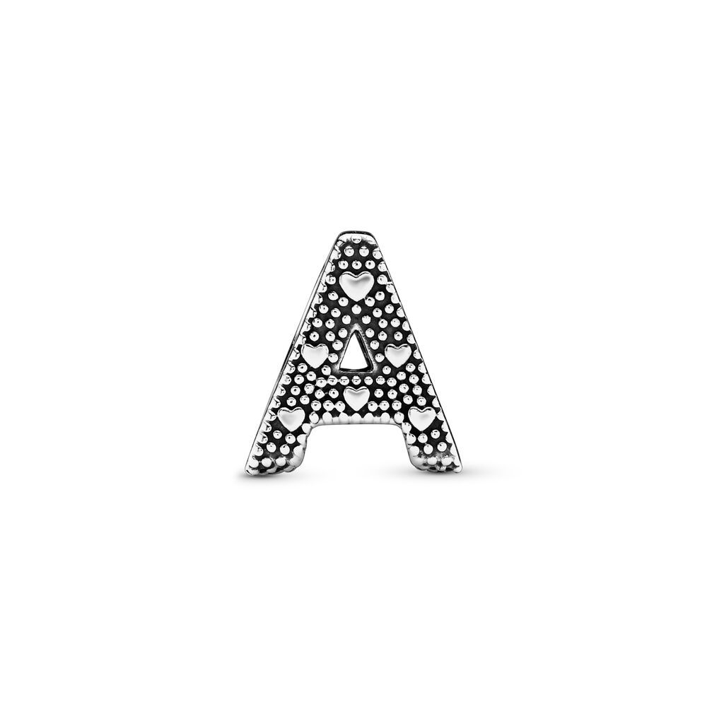 New S925 Silver 26 Letter A-Z Charm Fine Beads Fit Original  Charms Silver S925 Bracelet Accessories DIY Jewelry For Women