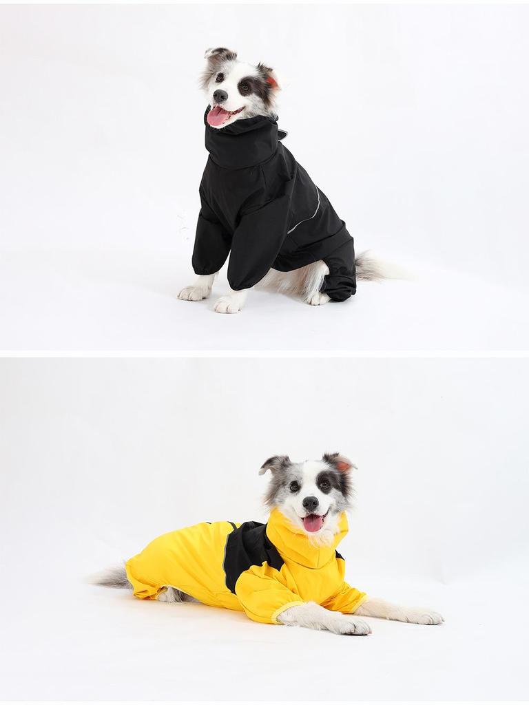 Waterproof Windproof Mountaineering Suit for Medium & Large Dogs - Border Collie, Labrador, Shiba Inu