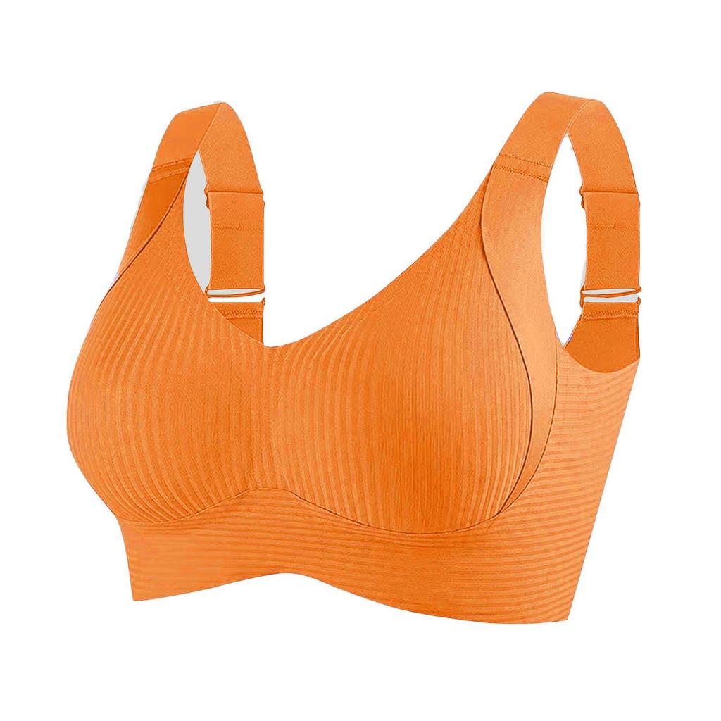 Plus Size Shaping Breathable Wireless Bra For Large Bust Women Anti Sagging