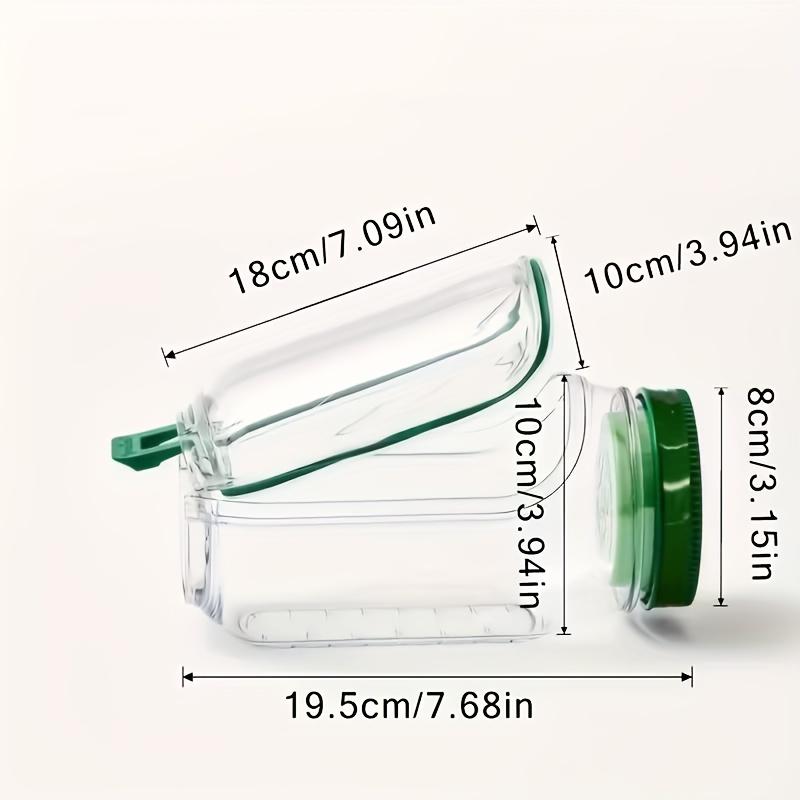 Portable Plastic Salad Pod All-In-One Container with Leak Proof Oats Container Reusable Keep It Fresh Fresh Salad Bowl Meal Prep