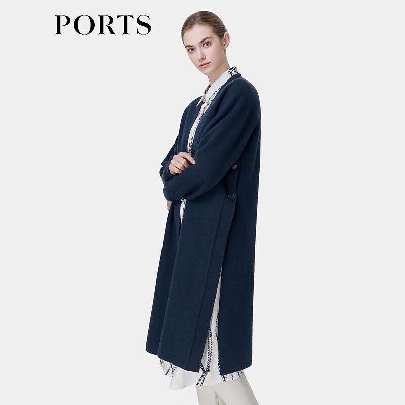 PORTS Women's Autumn/Winter 100% Wool Knit Cardigan