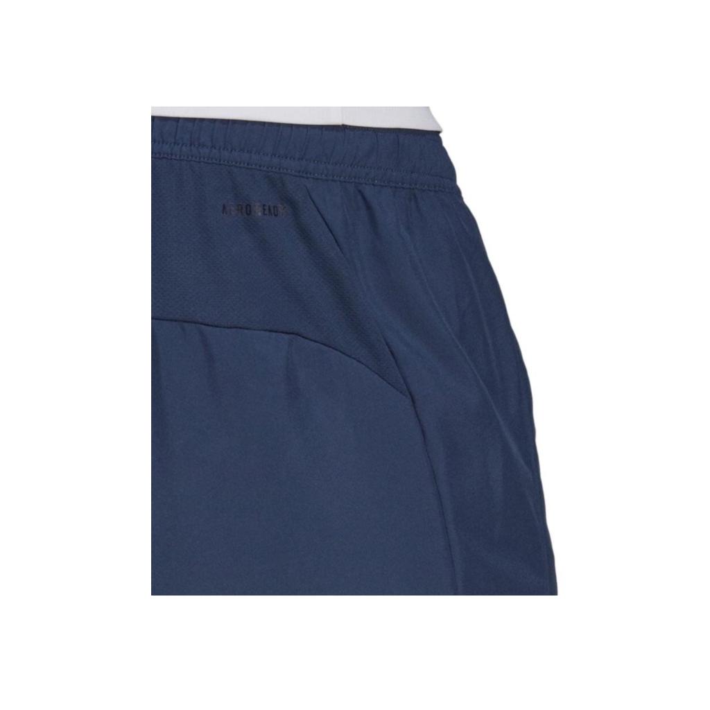adidas Striped Logo Print Casual Sports Shorts Men Bottoms Navy-Blue GT8162